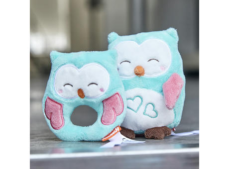 Eule mit Knisterfolie Werbeartikel