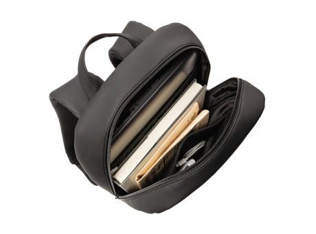 Swiss Peak Deluxe PU Laptop-Rucksack, PVC-frei bedrucken