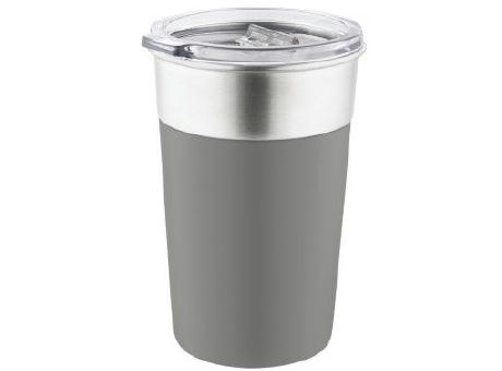 Metmaxx® Thermobecher "SteelColourCupComplete“ anthrazit Werbeartikel