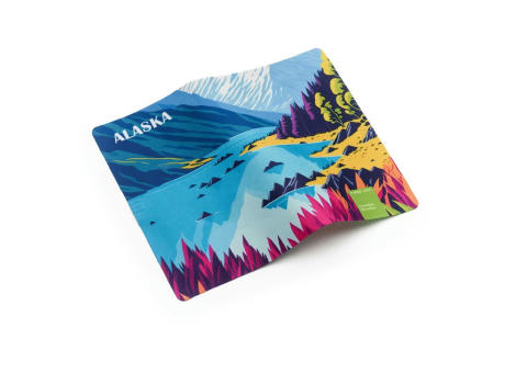 POLYCLEAN rPET Displaytuch 21x15 cm im Pergaminbeutel, All-Inclusive-Paket  Werbeartikel