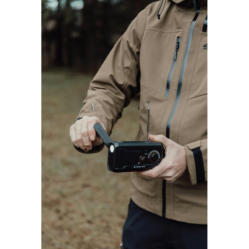 Nordic Drift Titan IPX4 multifunktionales Radio 4000mAh Werbeartikel