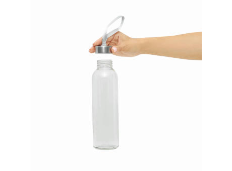 TAKE SMART - Glas-Trinkflasche bedrucken