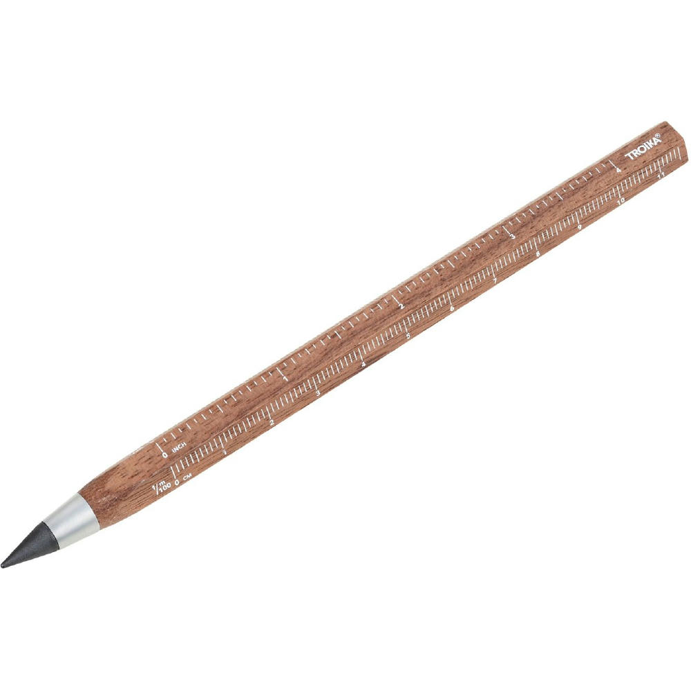 Product image TROIKA Multitasking-Bleistift CONSTRUCTION ENDLESS WALNUT Werbeartikel