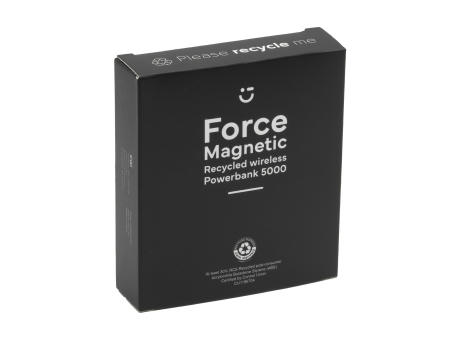 Product image Force Magnetic RCS Recycled Wireless Powerbank 5000 bedrucken