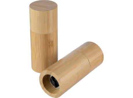Bambus-Gewürzmühlen-Set Christine Werbeartikel