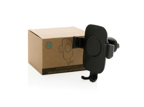 10W Wireless Charging Autohalter aus RCS Plastik Werbeartikel