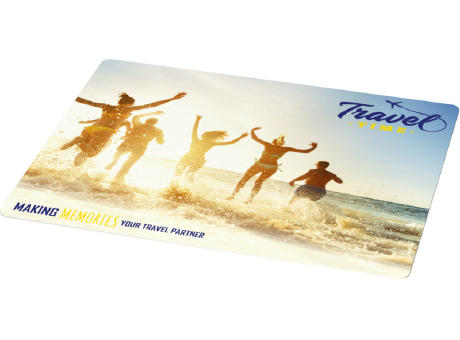 Lumin Mauspad mit vollflächigem Farbdruck Werbeartikel