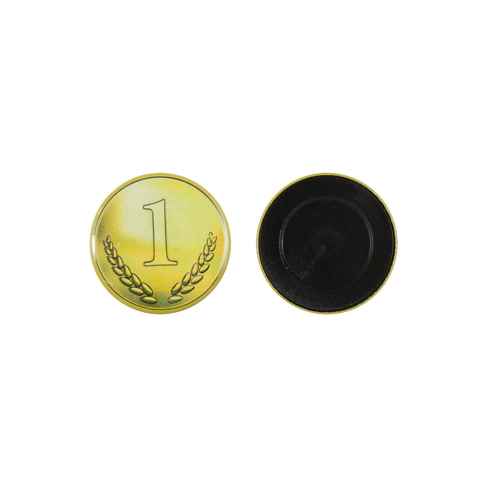 Product image Metallbutton 50mm mit glatte Hinterseite Werbeartikel