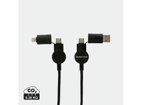Product image Oakland RCS rKunststoff 1,2m 6-in-1 Fast-Charging 45W Kabel Werbeartikel
