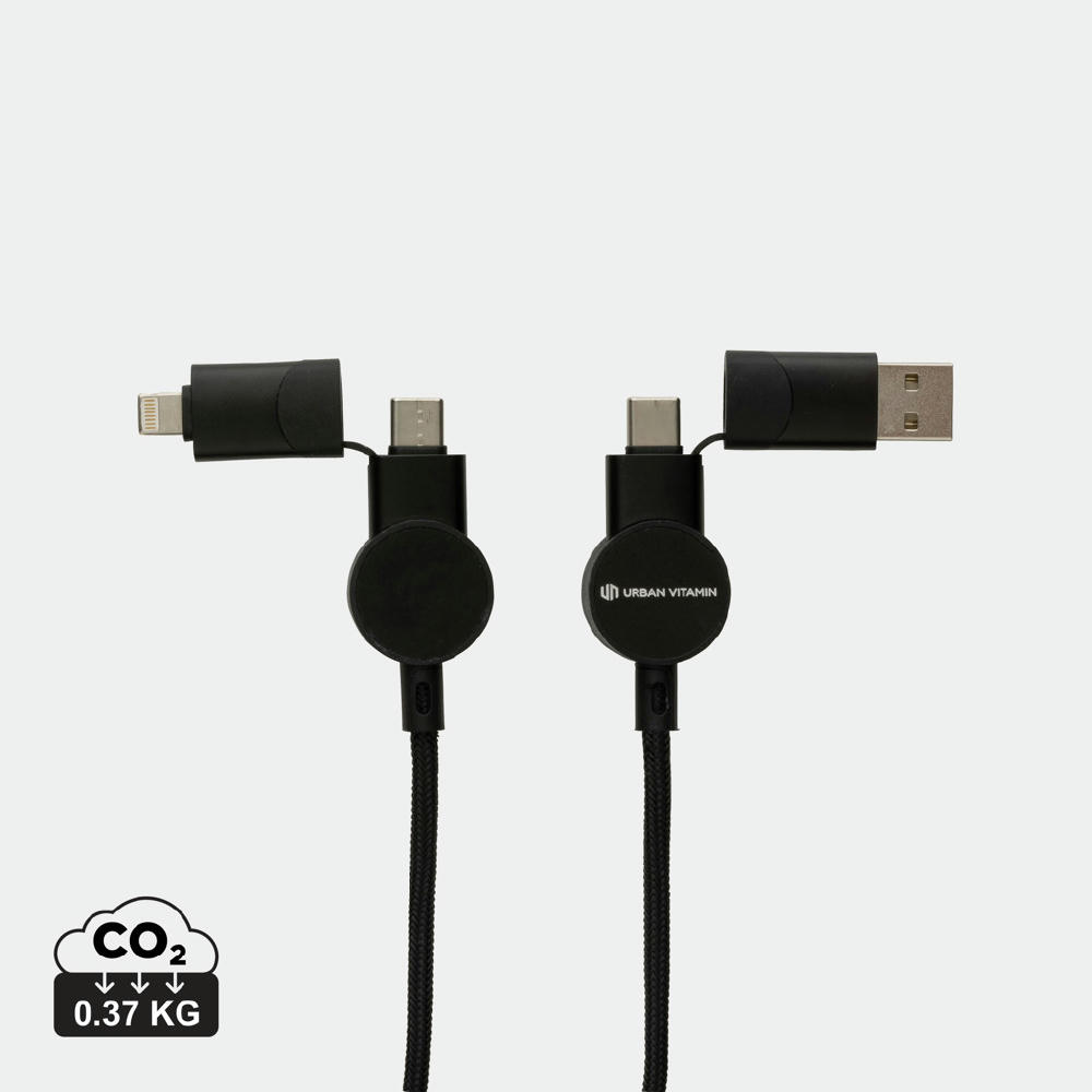 Product image Oakland RCS rKunststoff 1,2m 6-in-1 Fast-Charging 45W Kabel Werbeartikel