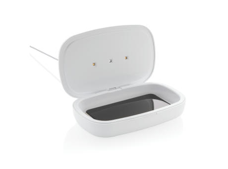 UV-C Sterilisations-Box mit 5W Wireless Charger Werbeartikel