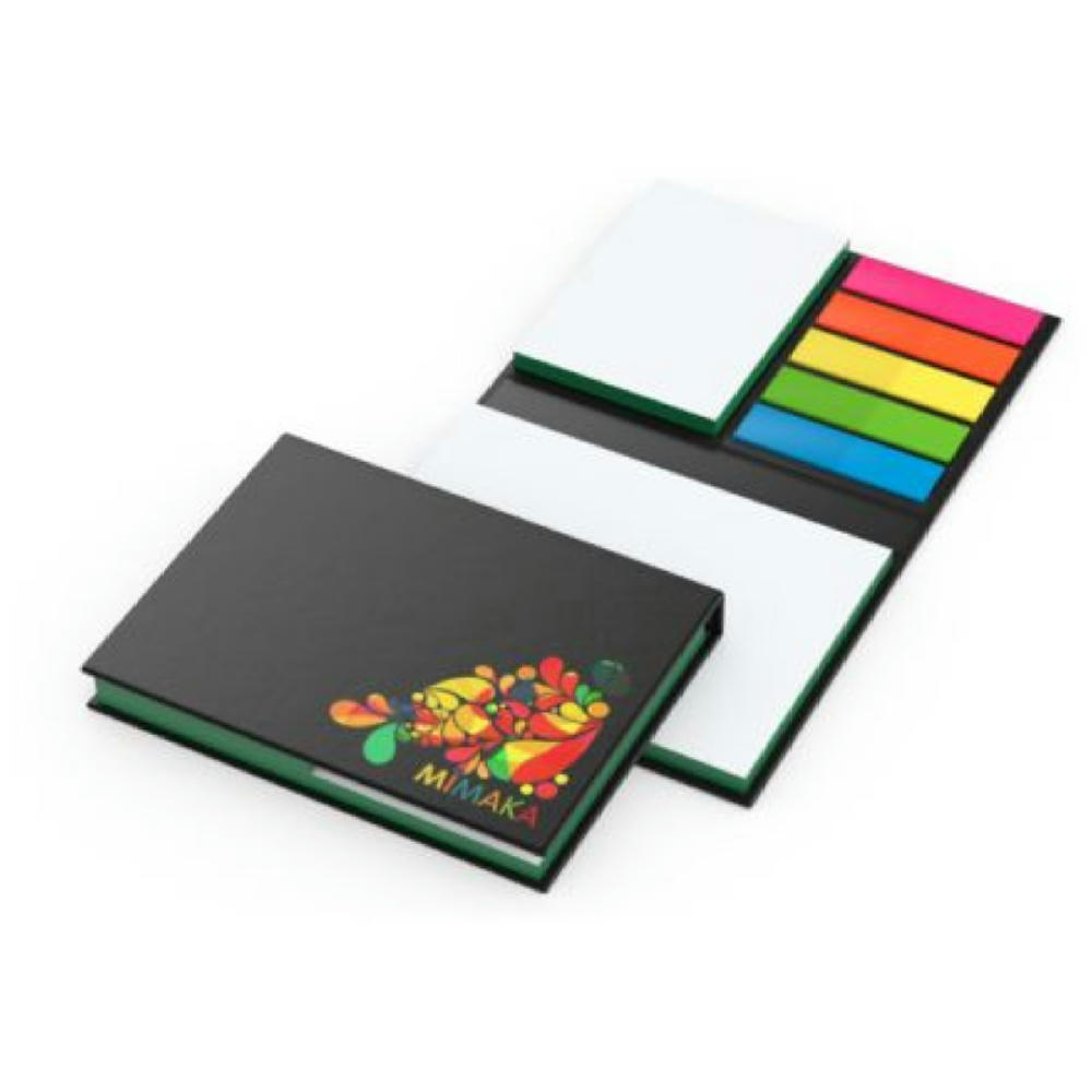 Haftnotiz-Set London Bookcover White Bestseller, 50/50 Blatt, Farbschnitt Werbeartikel