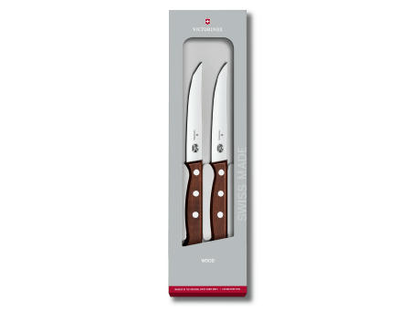 Product image Victorinox - Wood Steakmesser-Set. 2-teilig Werbeartikel