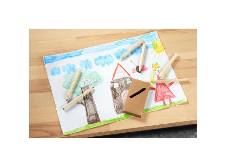 Malstifte-Set "Nature 6" kurz Werbeartikel