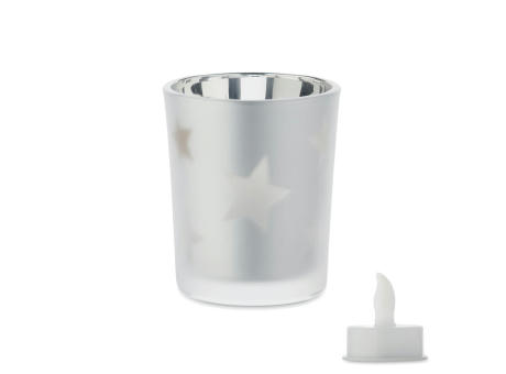 Product image LED-Teelicht im Glashalter Werbeartikel