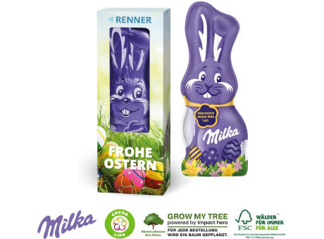 Product image MILKA SCHMUNZELHASE IN DER WERBEBOX, 45 g Werbeartikel