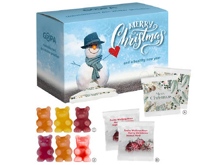 Tee-Bären® Dispenser-Adventskalender Werbeartikel