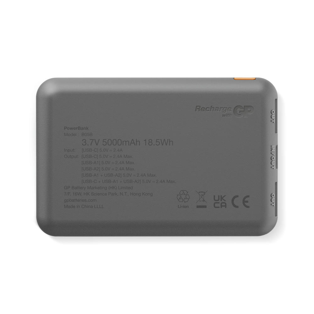 GP B+ Serie Powerbank 5000 mAh Werbeartikel