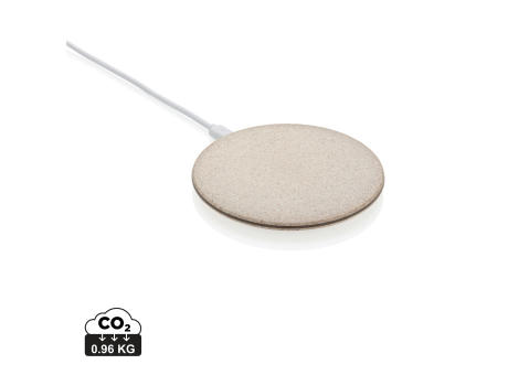 Product image 5W Weizenstroh Wireless Charger Werbeartikel