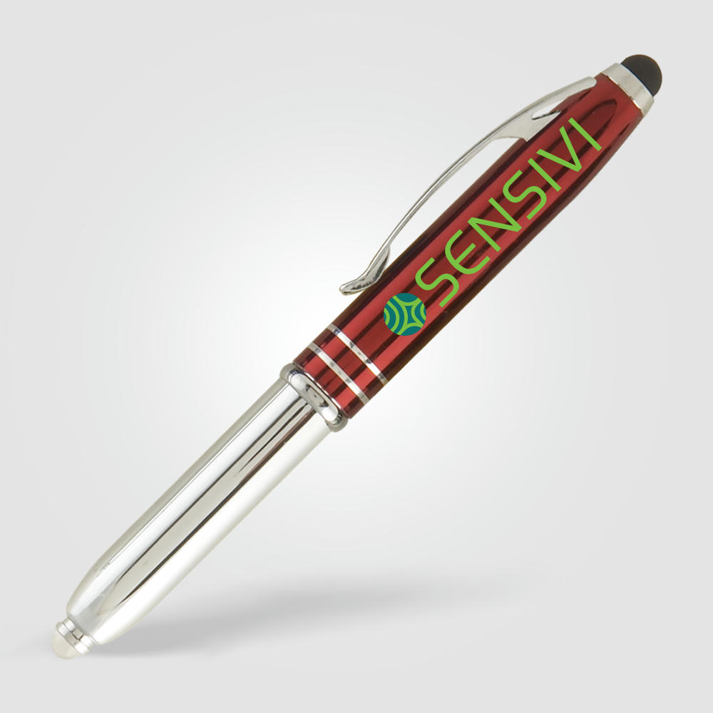 Brando Shiny Kugelschreiber - m/Stylus Werbeartikel