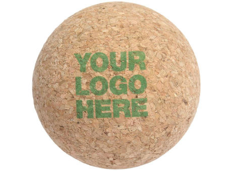 Product image Massageball / Faszienball aus Kork, 5cm, "Made in Europe" bedrucken
