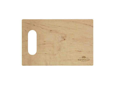 Alder Wood Chopping Board Open Grip Werbeartikel