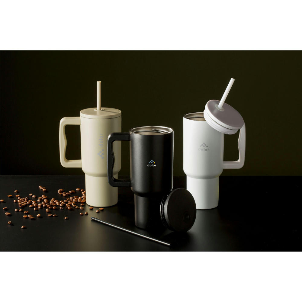 Rhino RCS Recycled Steel Cup 900 ml Werbeartikel