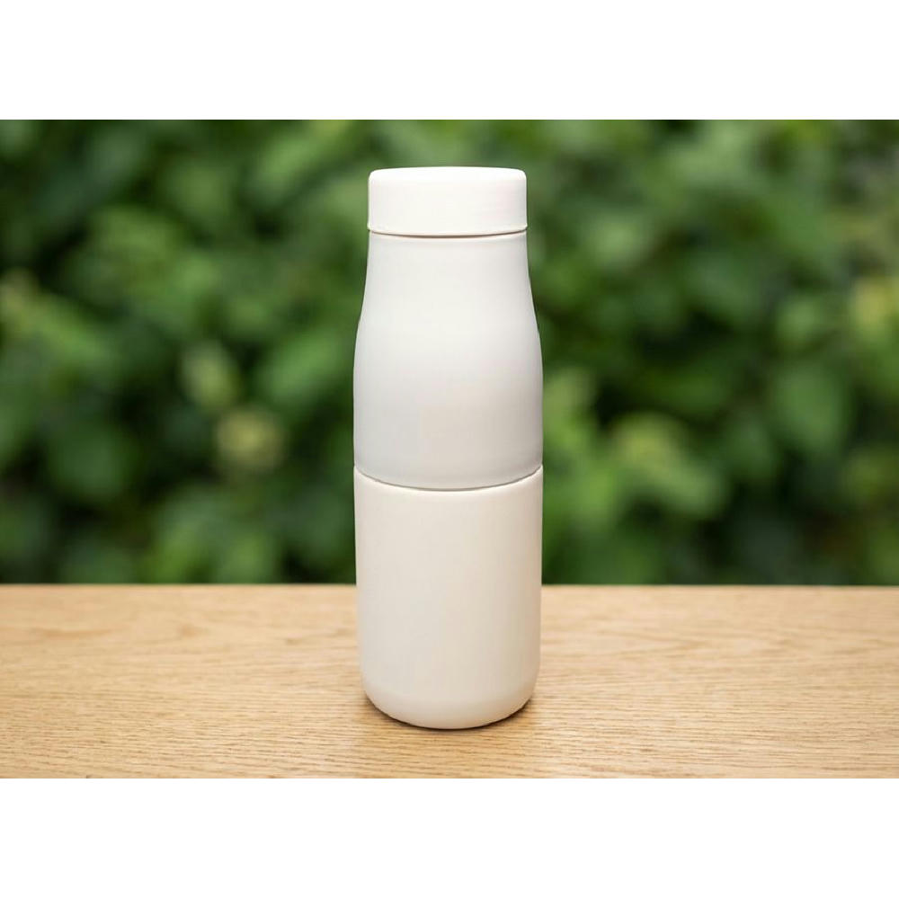 Isolierflasche 'Zeibu', beige, 400 ml Werbeartikel
