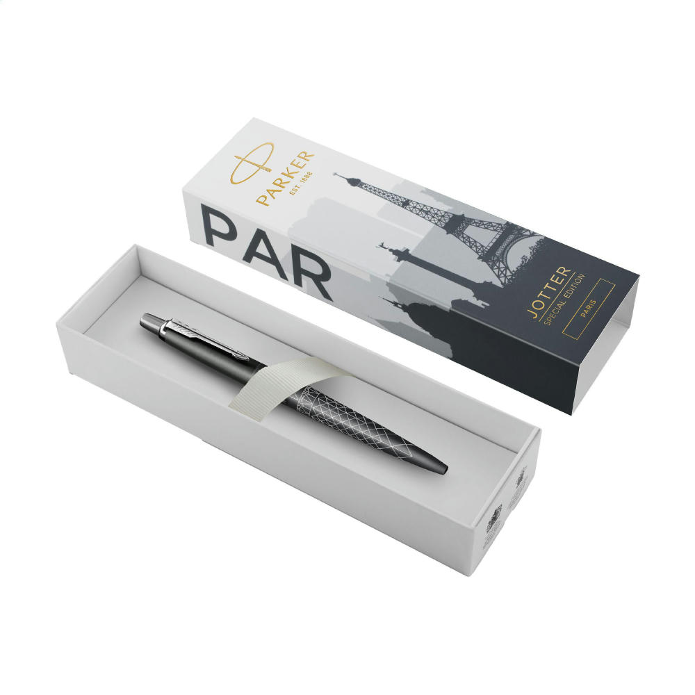 Parker Jotter Global Icon Paris - blaue Tinte Werbeartikel