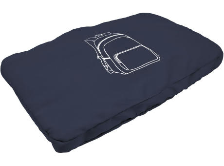 Faltbarer Rucksack 'Cordoba', Polycotton Mitternachtsblau Werbeartikel