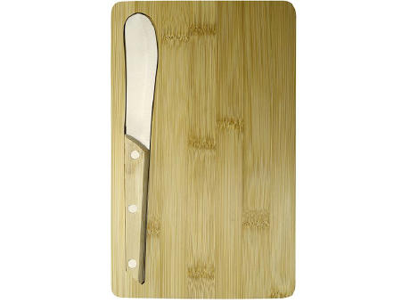Product image Frühstücks-Brettchen 'Takeita' mit Buttermesser 'Alta' Werbeartikel