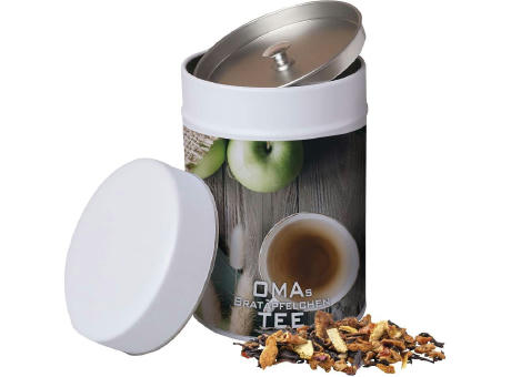Product image Omas Bratäpfelchen Tee, ca. 140g, Metalldose Maxi Werbeartikel
