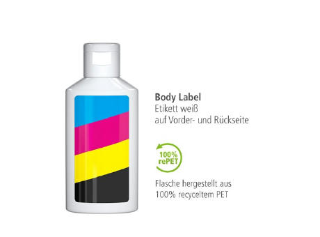 50 ml Flasche - Handbalsam "Ringelblume - Aloe Vera" - Body Label Werbeartikel