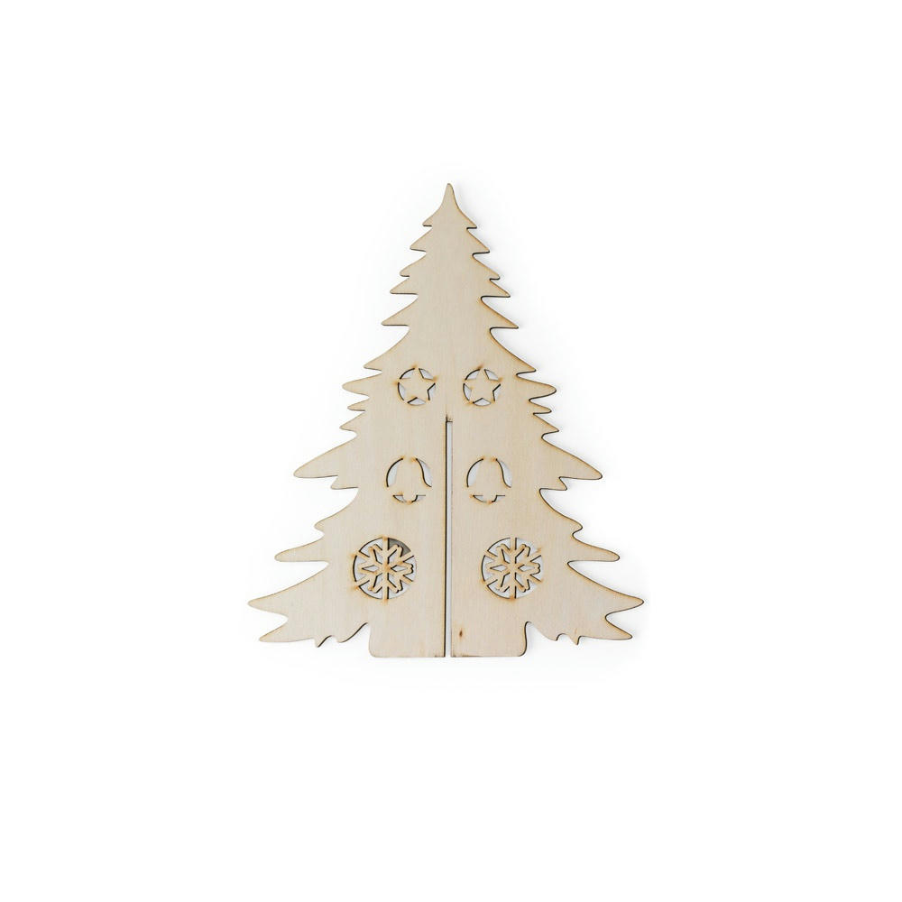 PINERY. Zerlegbarer Weihnachtsbaum aus Holz zum Bemalen Werbeartikel
