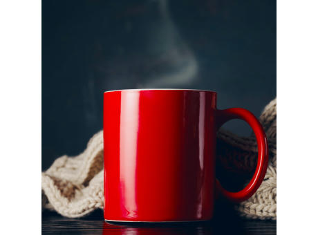 Kaffeebecher Oslo hellrot 300ml Werbeartikel