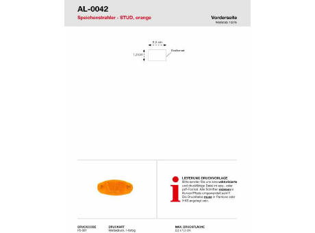 Speichenstrahler STUD Werbeartikel