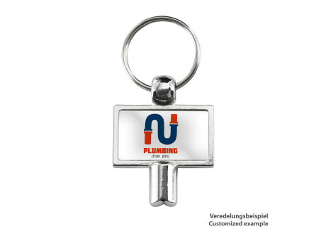 Product image Schlüsselanhänger mit Heizungsentlüftungsschlüssel RE98-MADISON Werbeartikel