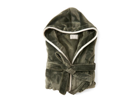 VINGA Louis Luxus Plüsch GRS rPET Bademantel Größe S/M Werbeartikel