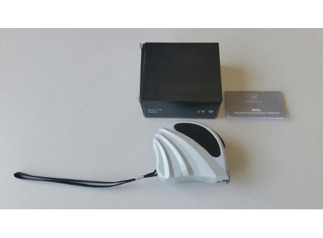 Automatik-Bandmaß "Metis 5 M grau" bedrucken