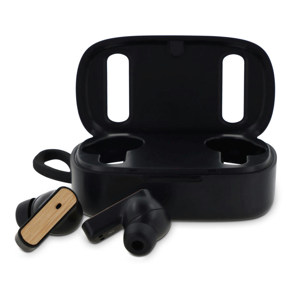 TWS Earbuds bamboo Werbeartikel