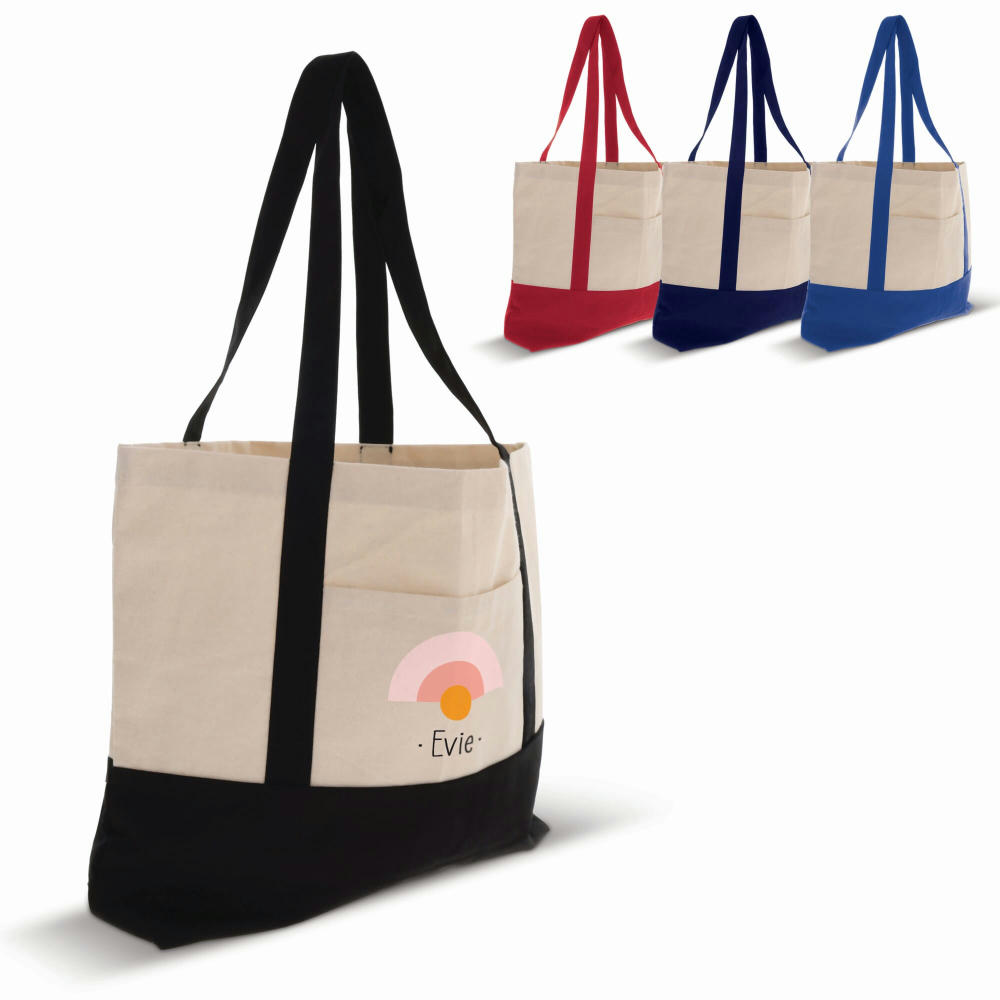 Product image Strandtasche Baumwollsegeltuch OEKO-TEX® 280g/m² 42x10x30cm Werbeartikel