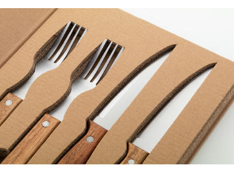 Steak-Besteckset Tomahawk Werbeartikel