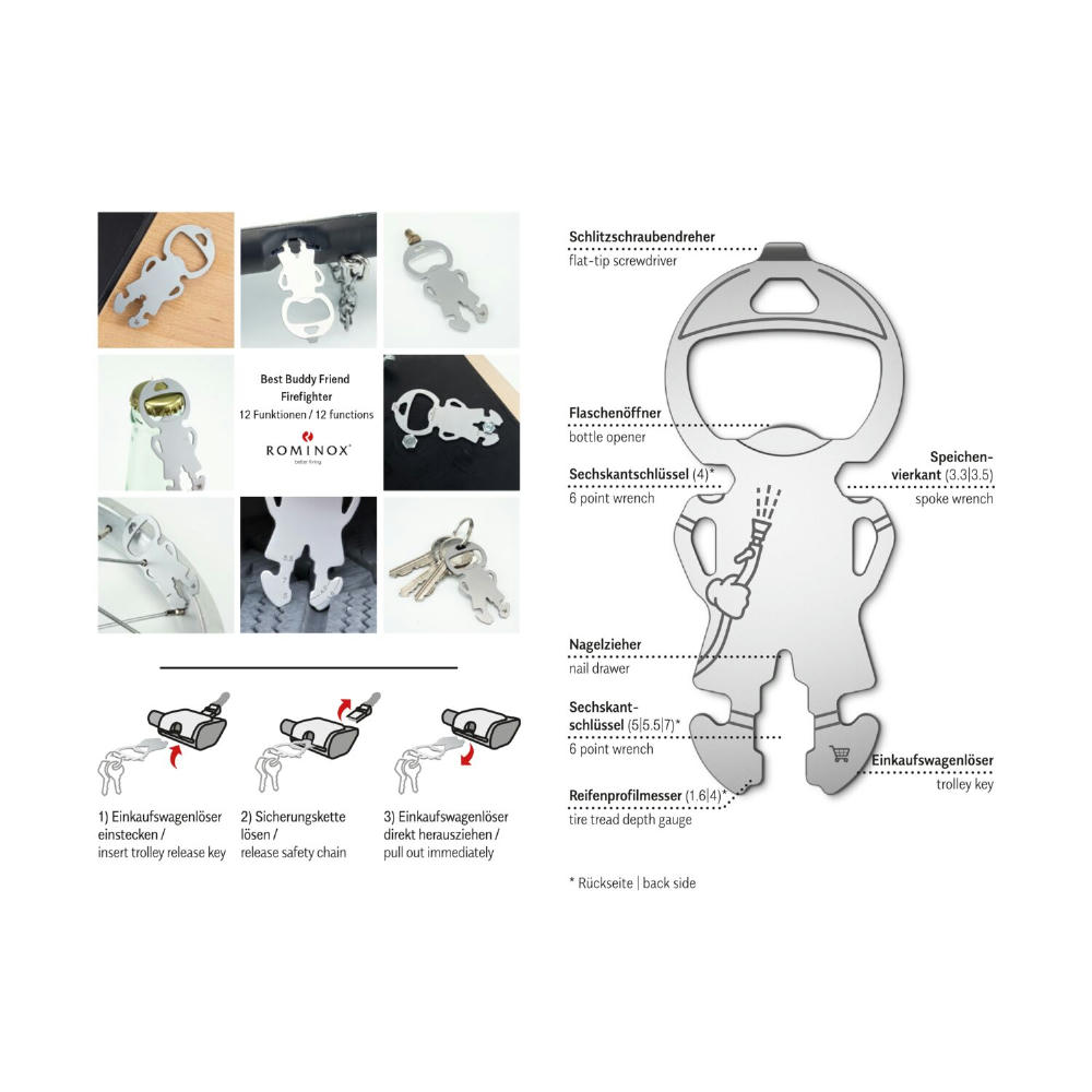ROMINOX® Best Buddy Friend // Firefighter Werbeartikel