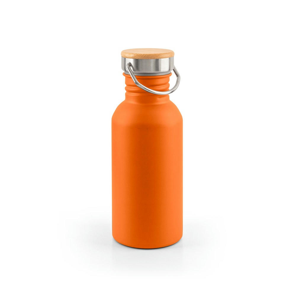 EWING. Edelstahlflasche (90 % recycelt) mit einwandiger Ausführung Werbeartikel