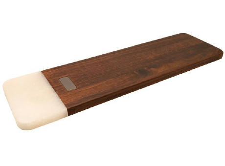 Product image Schneidebrett aus Akazie & weißem Marmor 'Stavanger' (XL) Werbeartikel