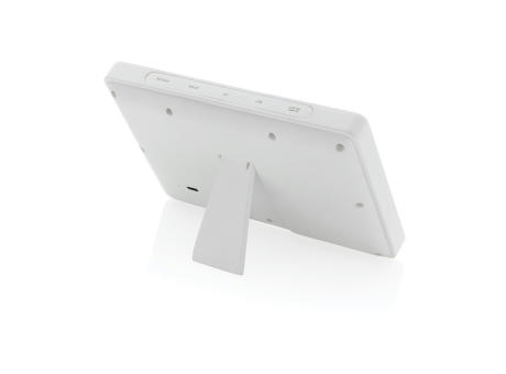 Utah LED-Uhr aus RCS rKunststoff & Bambus Werbeartikel