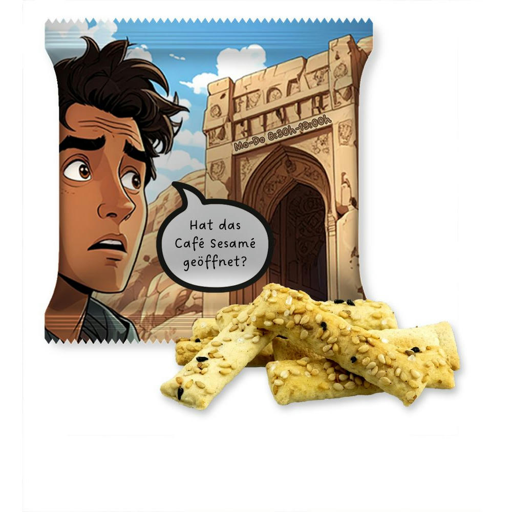 Product image Sesam Stangen, ca. 30g, Maxi-XL-Tüte Werbeartikel