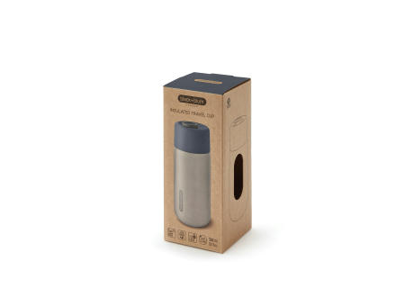 Product image Black+Blum isolierter, auslaufsicherer Becher aus Edelstahl bedrucken