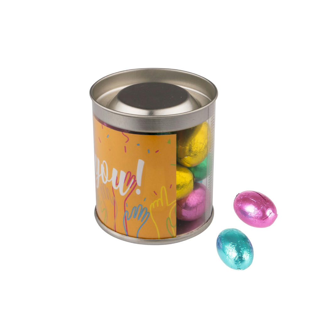 Product image Klarsichtdose mit creamy Ostereieren Werbeartikel