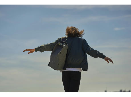 Urban schnitthemmender Anti-Diebstahl-Rucksack bedrucken